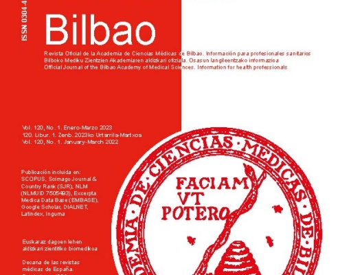 Portada del primer número de 2023 de la Gaceta Médica de Bilbao