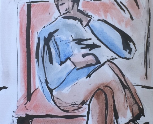 Ilustración realizada por el Hno. Víctor Martín OH.