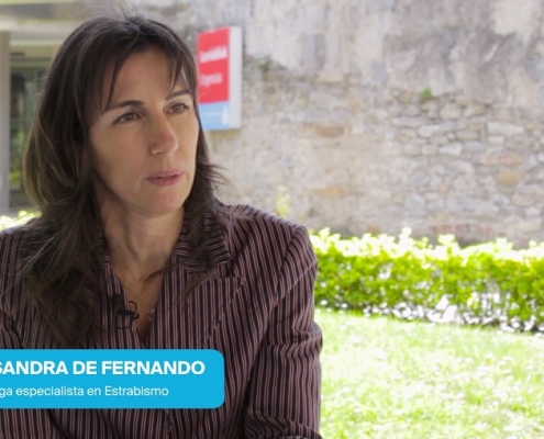 Dra. Sandra de Fernando, oftalmóloga del Hospital San Juan de Dios de Santurtzi