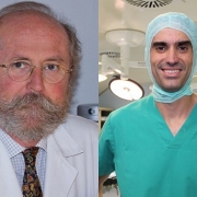 Los doctores José Ignacio Undabeitia y Jesús Moreta, del Hospital San Juan de Dios de Santurtzi