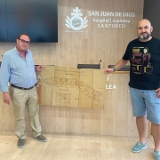 El Hno. Mariano Bernabé junto con Ricardo Herbosa