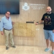 El Hno. Mariano Bernabé junto con Ricardo Herbosa