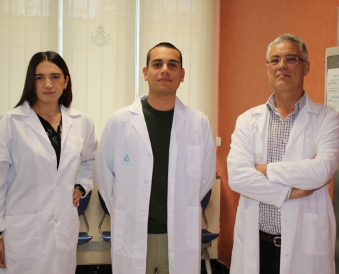 Los cirujanos Eduardo Vicario, Ángela Gaínza y Javier Vásquez se han incorporado a principios de año