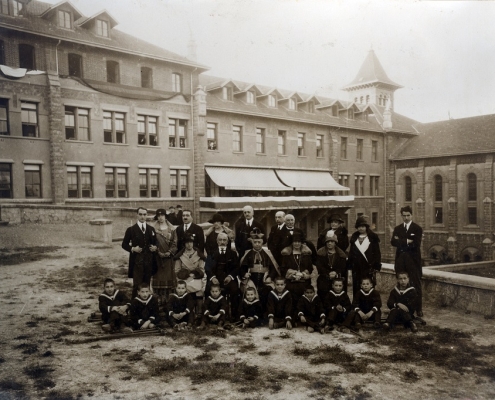 Inauguración del Hospital San Juan de Dios de Santurtzi el 24 de octubre de 1924