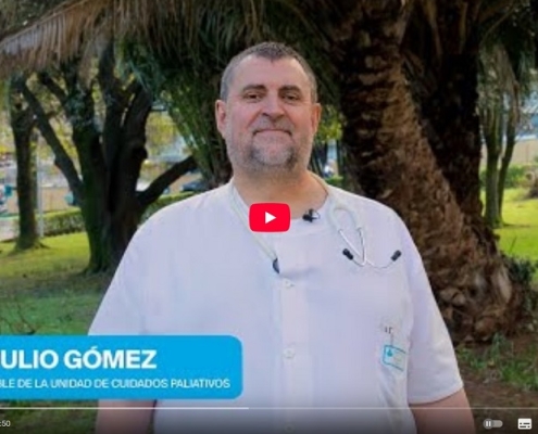 El Dr. Julio Gómez, coordinador de la Unidad de Cuidados Paliativos del Hospital San Juan de Dios de Santurtzi