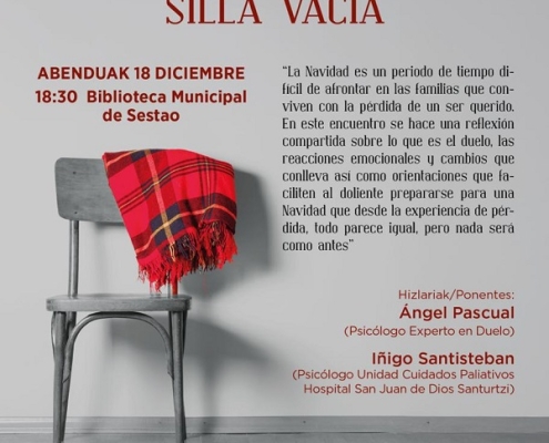 Sestao organiza una charla para afrontar las ausencias familiares en Navidad