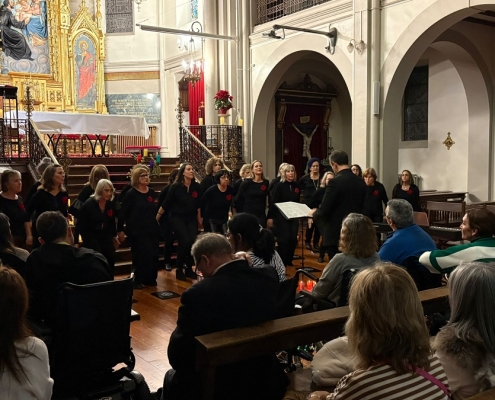 Nueva actuación del Coro del Colegio de Enfermería de Bizkaia en el Hospital por Navidad