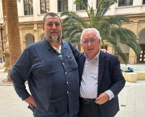 Doctores Julio Gómez y Jacinto Bátiz en las jornadas SEMPAL